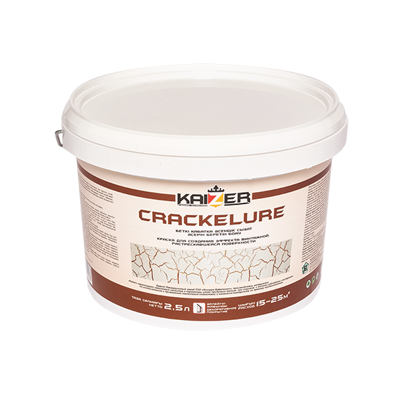 KAIZER Crackelure - Декоративное покрытие с эффектом трещин