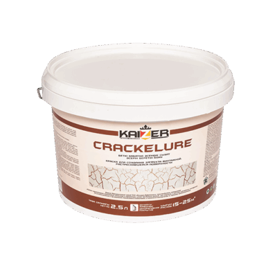 KAIZER Crackelure - Декоративное покрытие с эффектом трещин